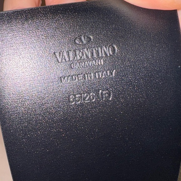 VALENTINO Reversible VLogo Leather Belt XS - Picture 11 of 13